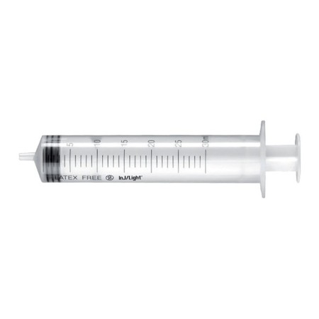 Siringa 3 pezzi senza ago - 20 ml cl eccentrico - conf. 50 pz.