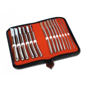 Set dilatatori di hegar - 14 pezzi - 1 set
