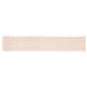 Papier thermique ecg 50x23 mmxm - rouleau quadrillé orange