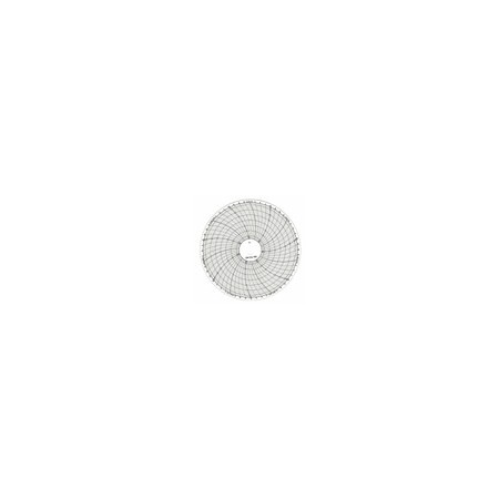 Dischi diagrammati - rotazione oraria, durata 7 giorni, divisioni 8 ore, diametro  125mm  - 100 pz