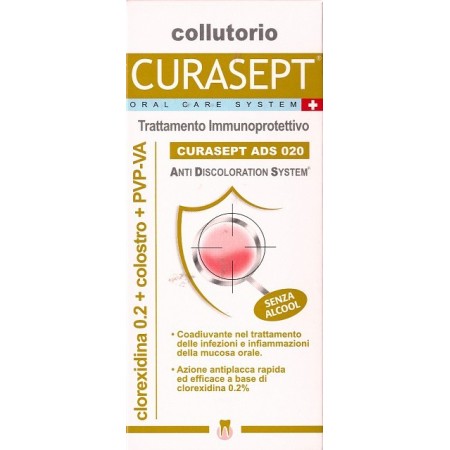 Collutorio curasept ads 020 trattamento immunoprotettivo 200 ml