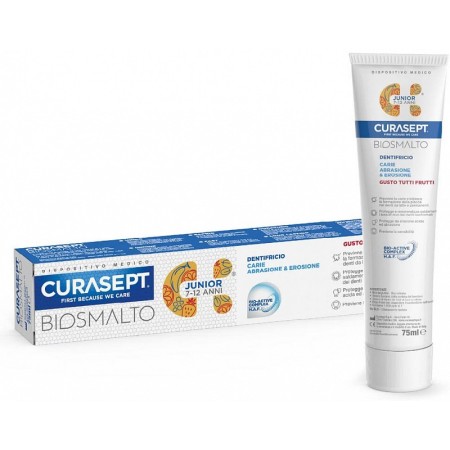 Curasept biosmalto dentifricio junior 75ml tutti frutti