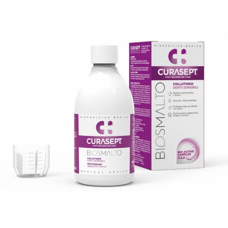Biosmalto collutorio denti sensibili curasept 300 ml