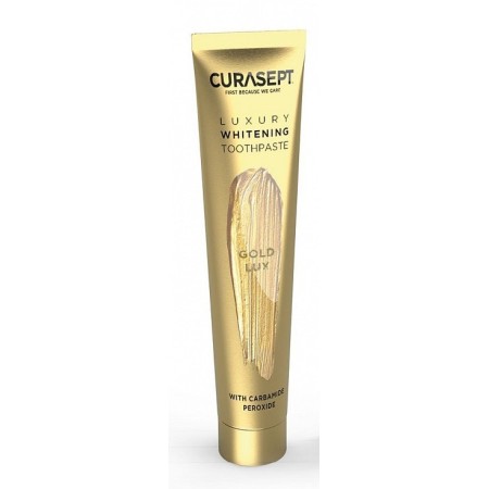 Curasept gold luxury whitening dentifricio 75 ml ricarica