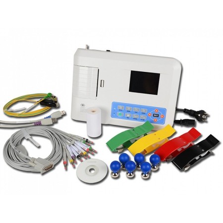 Ecg contec 300g, 3 canali con display