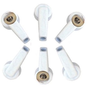 Kit de 10 adaptateurs clip blancs pour ecg