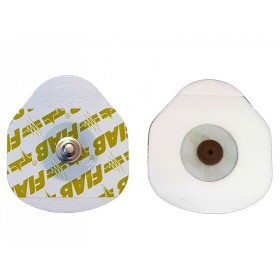 Électrodes ecg en mousse pré-gélifiée, ovales 36 x 40 mm f9089 - ag/agcl - paquet de 100 électrodes