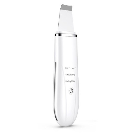 Scrubber anteamed per la pelle del viso, detergente per i pori, cleaner esfoliante - bianco