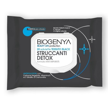 Salviette struccanti detox biogenya - 20 pz.