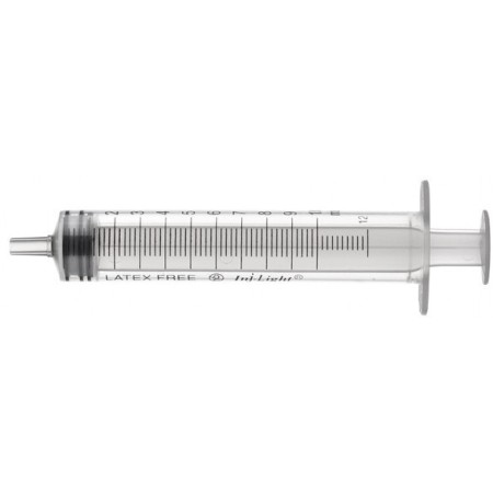 Siringa senza ago 10 ml inj/light con cono luer centrale - 100 pz.