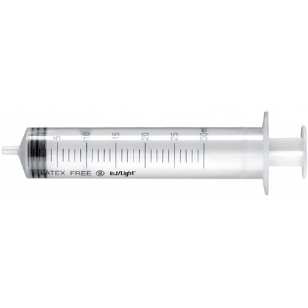 Siringa senza ago 20 ml inj/light con cono luer eccentrico - 50 pz