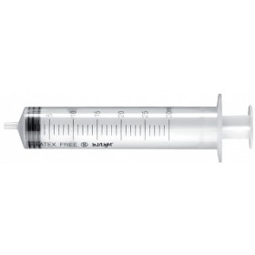 Strzykawka bez igły 60 ml inj/light z mimośrodowym stożkiem luer - 25 szt