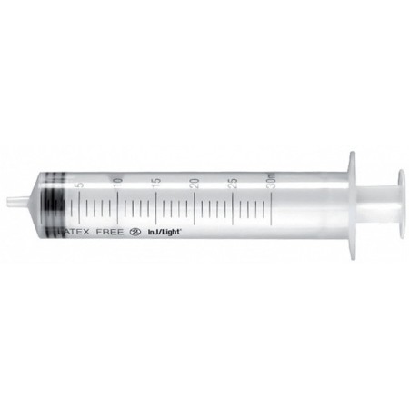 Siringa senza ago 60 ml inj/light con cono luer eccentrico - 25 pz