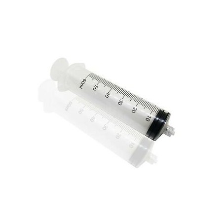 Siringa senza ago 60 ml inj/light con cono luer lock - 25 pz.