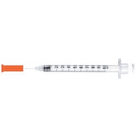 Inzulínová striekačka 0,5 ml insu / light - 30g 0,3 x 8 mm - 100 ks.