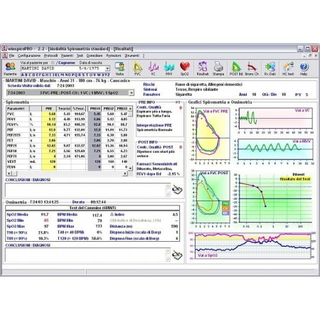 Spirometro portatile mir minispir con software mir spiro