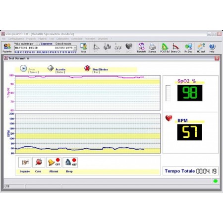 Spirometro portatile mir minispir con software mir spiro