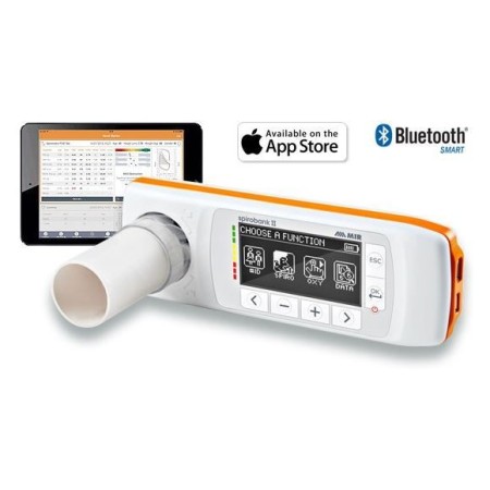 Spirometro tascabile mir spirobank 2 smart con ossimetro e software mir spiro
