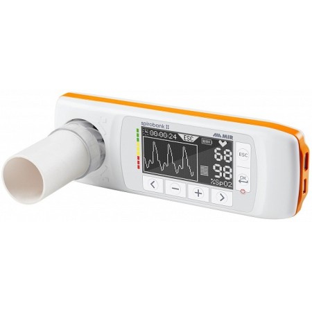 Spirometro tascabile mir spirobank 2 smart con ossimetro e software mir spiro