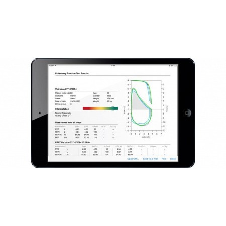 Spirometro tascabile mir spirobank 2 smart con ossimetro e software mir spiro