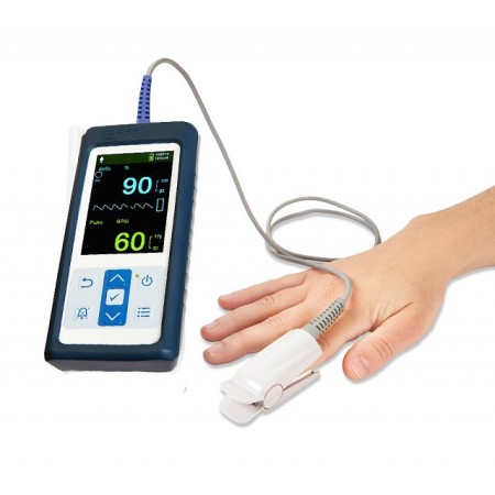 Saturimetro palmare nellcor pm10n con sensore riutilizzabile ds100a