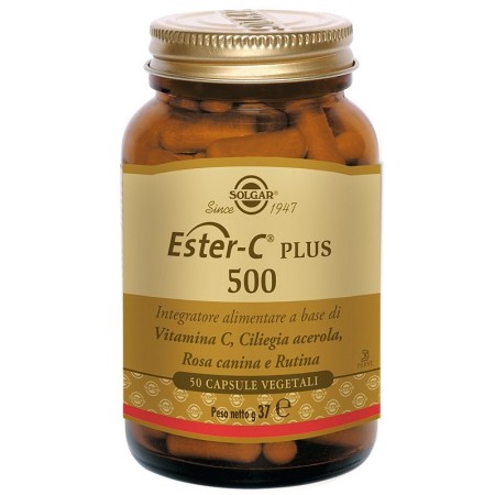 Solgar ester-c plus 500 100 capsule vegetali