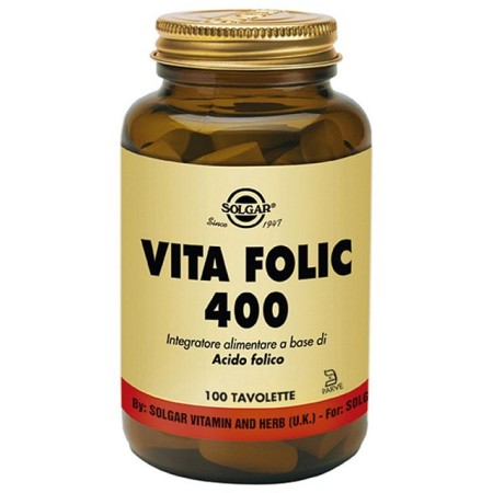 Solgar vita folic 400 100 tavolette