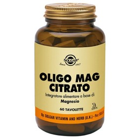 Solgar oligo mag citrate 60 tablet