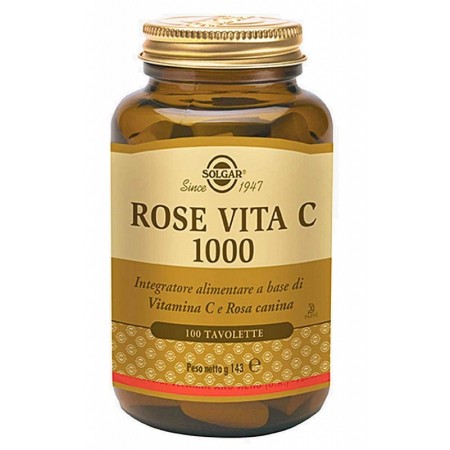 Solgar rose vita c 1000 -100 tavolette