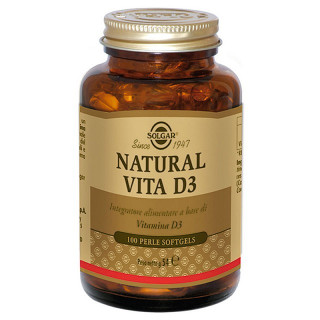 Solgar natural vita d3 100 měkké gelové perly