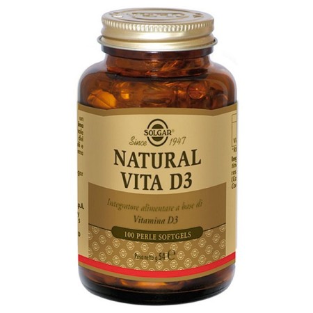 Solgar natural vita d3 100 perle softgels