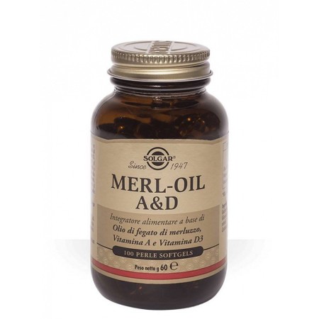 Solgar merl-oil a & d 100 perle softgel