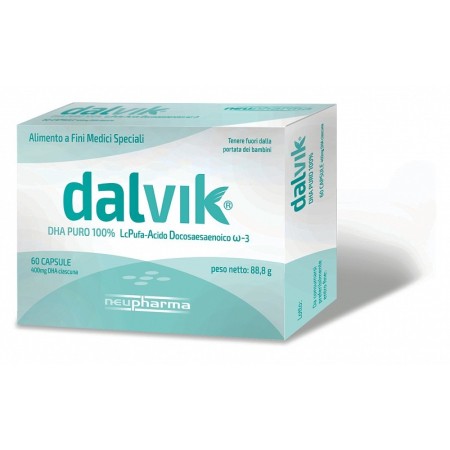 Dalvik - neupharma alimento a fini medici speciali - 60 capsule (dha puro)