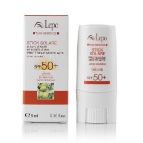Lepo stick solare spf 50+ al burro di karitè ed estratto di aloe 9 ml