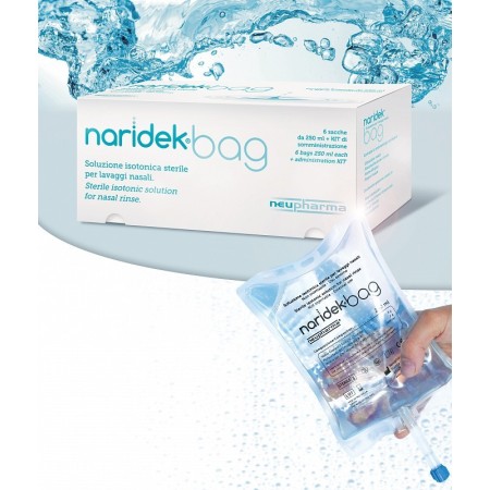 Naridek bag soluzione per lavaggi nasali - 6 sacche da 250 ml