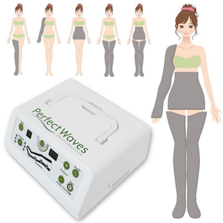 Pressoterapia perfect waves dotazione pro (2 gambali + fascia addominale + bracciale)