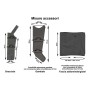 Pressoterapia pressomassaggio mesis plus+ con 2 gambali + kit slim body + bracciale