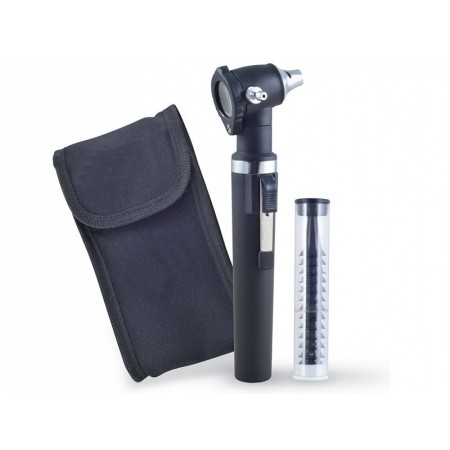 Otoscopio a fibre ottiche gimalux - nero