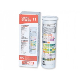 Benzi de urină în sticlă - 11 parametri - professional - pachet. 100 buc.