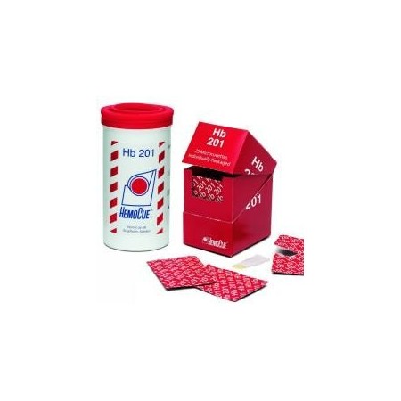 Microcuvette per fotometro hemocue hb201+  -  200 pezzi