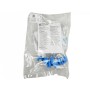 Sacca urine da gamba 750 cc - tubo 10 cm con kit bottoni - conf. 30 pz.