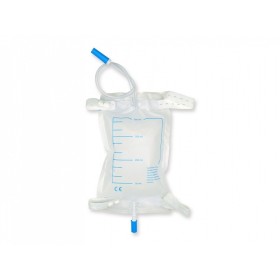 Bolsa orina pierna 750 cc - kit tubo 35 cm con botones - pack. 30 piezas