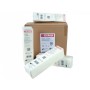 Compressa garza 5x5cm cotone - 10 pacchi da 100 - 1000 pz. (10 conf. da 100 pz.)
