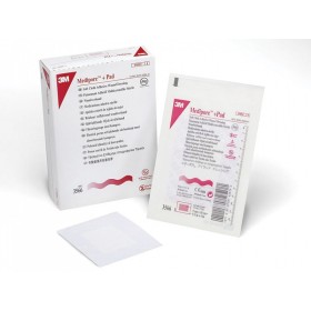 3m medipore + pad steril nonwoven dressing med pude, 3566e - 10x10cm - 25stk.
