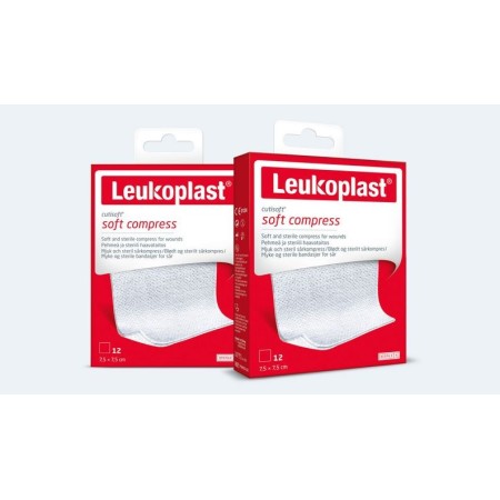 Cutisoft 7,5 cm x 7,5 cm compresse sterili in tnt - 12 pz.