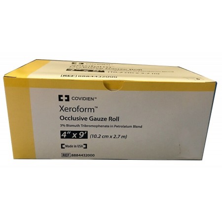 Xeroform garza occlusiva di petrolato da 10,2cm x 2,7 m, sterile – 36 pezzi
