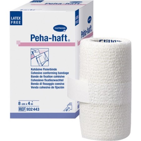 Peha-haft latex free benda coesiva di fissaggio 8cm x 4m