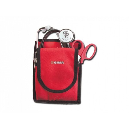 Holster piatto - cordura - rosso