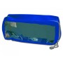 Borsetta e2 - rettangolare con finestra - blu