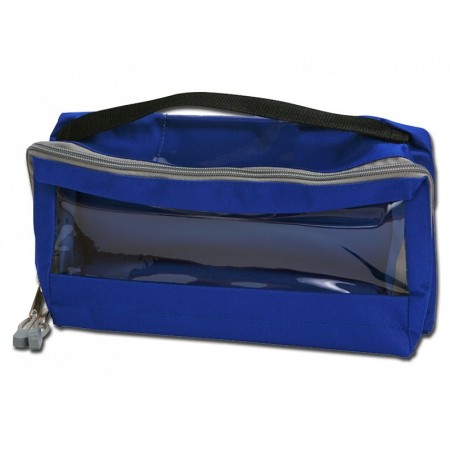 Borsetta e3 - imbottita con manico - blu